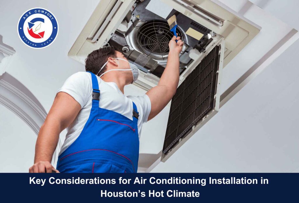 Key Considerations for Air Conditioning Installation in Houston’s Hot Climate